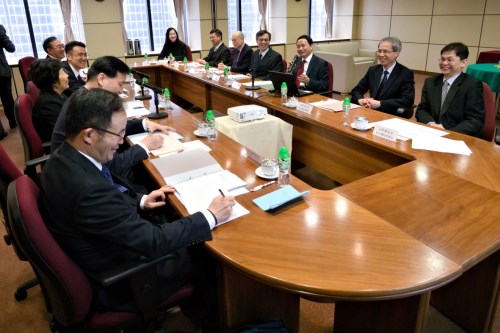 国家审计署六名官员组成的代表团访问香港审计署