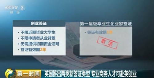 英国内政部推出两项最新签证类别