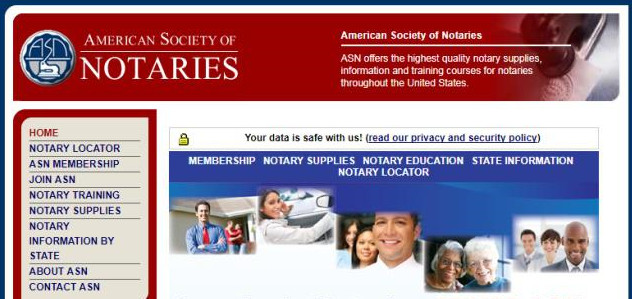 'American Society of Notaries 'American Society of Notaries
